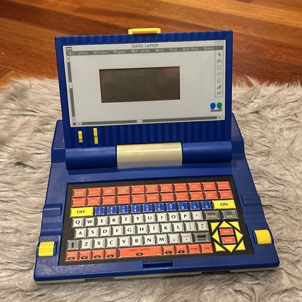 Super laptop vintage 1990s electronic talking toy laptop - Picture 5 of 6